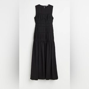 H&M Pleated Black Dress Women’s XS